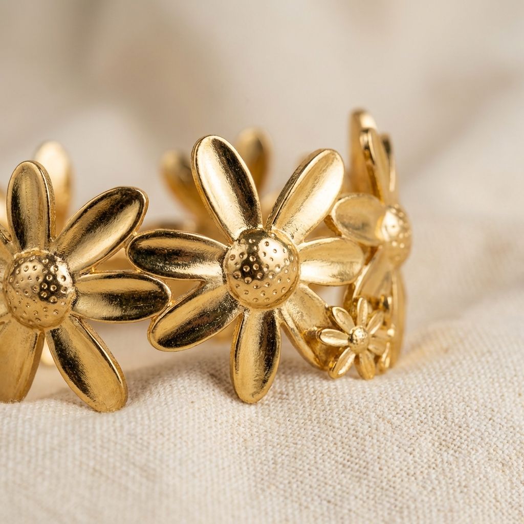 Golden Premium Anti Tarnish Bracelet For Women