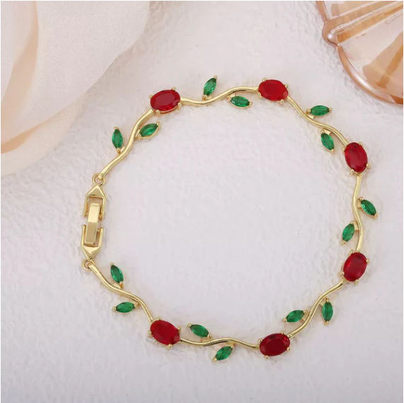 Premium Anti Tarnish Tulip Bracelet