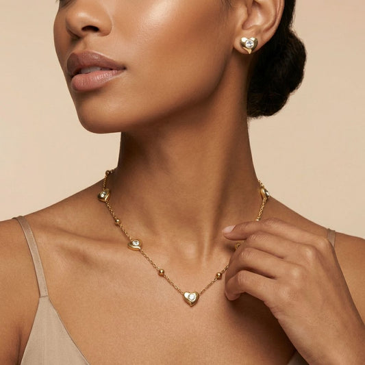 Little Hearts Premium Anti Tarnish Necklace For Women