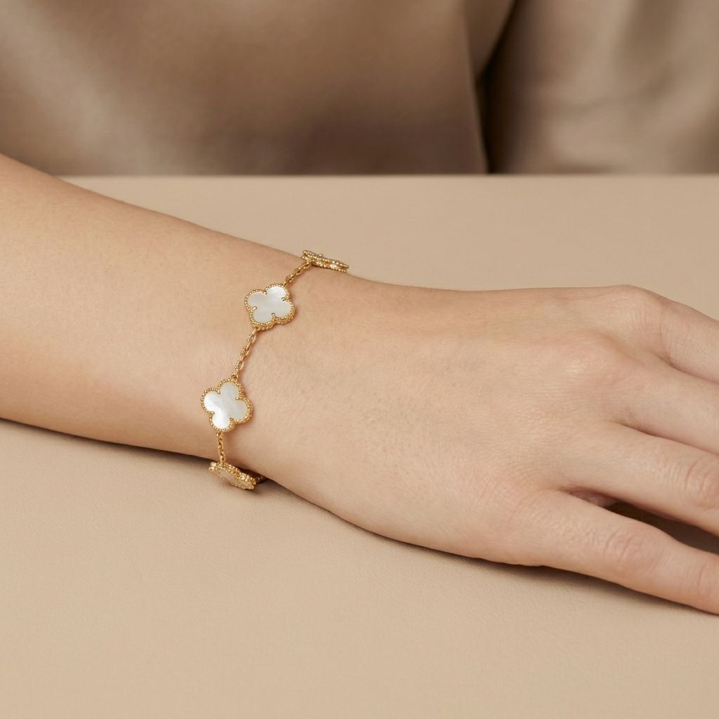 Golden Premium Anti Tarnish Bracelet For Women