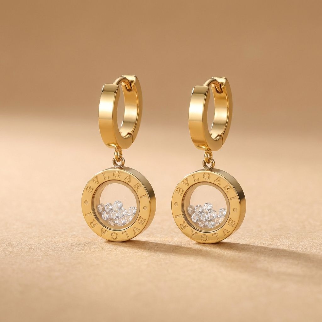 Golden Premium Anti Tarnish Earrings For Women