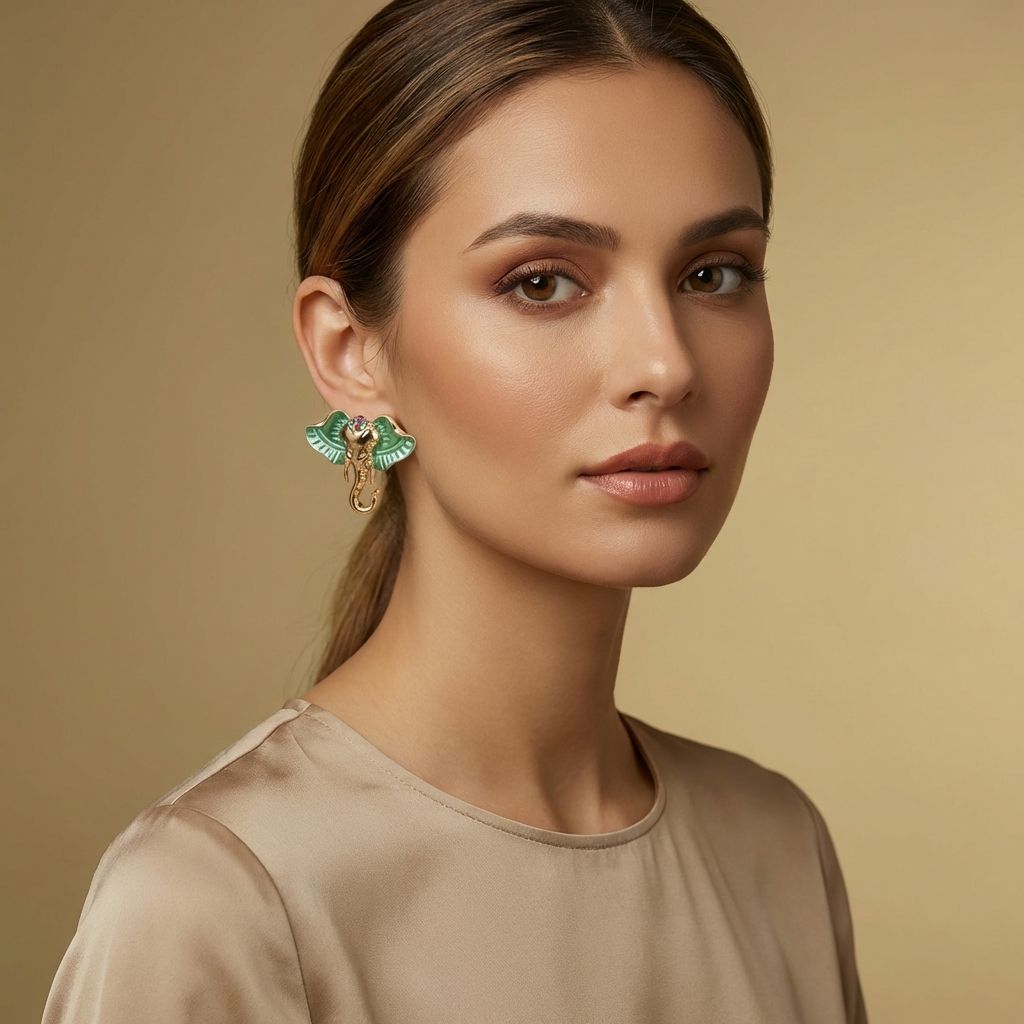 Mint Green Premium Anti Tarnish Earrings For Women