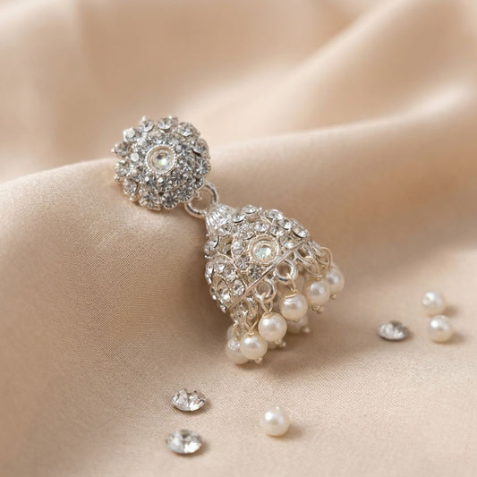 Silver Premium Alloy Earrings For Women