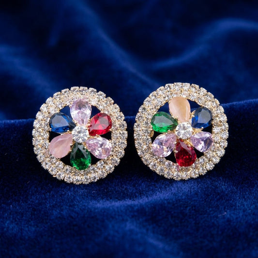 Multicolor Premium AD Earrings For Women