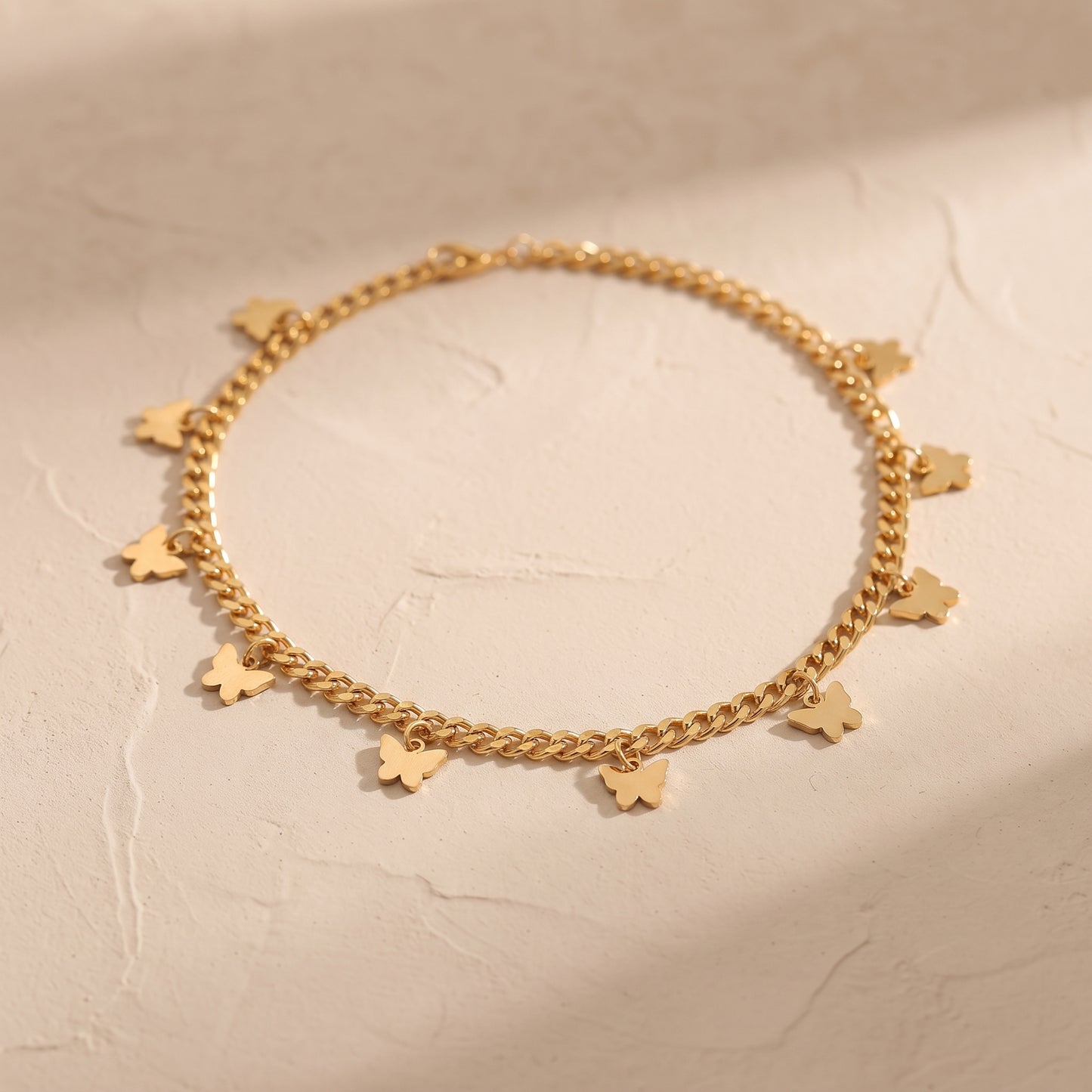 Golden Premium Anklet For Women