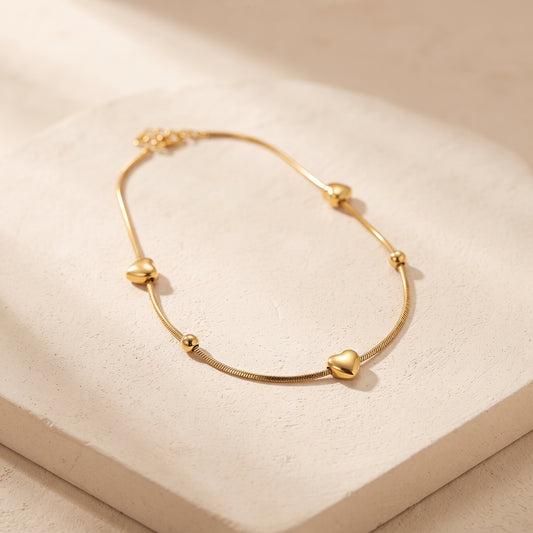 Golden Premium Anklet For Women