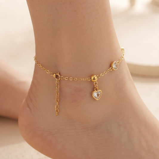 Golden Premium Anklet For Women