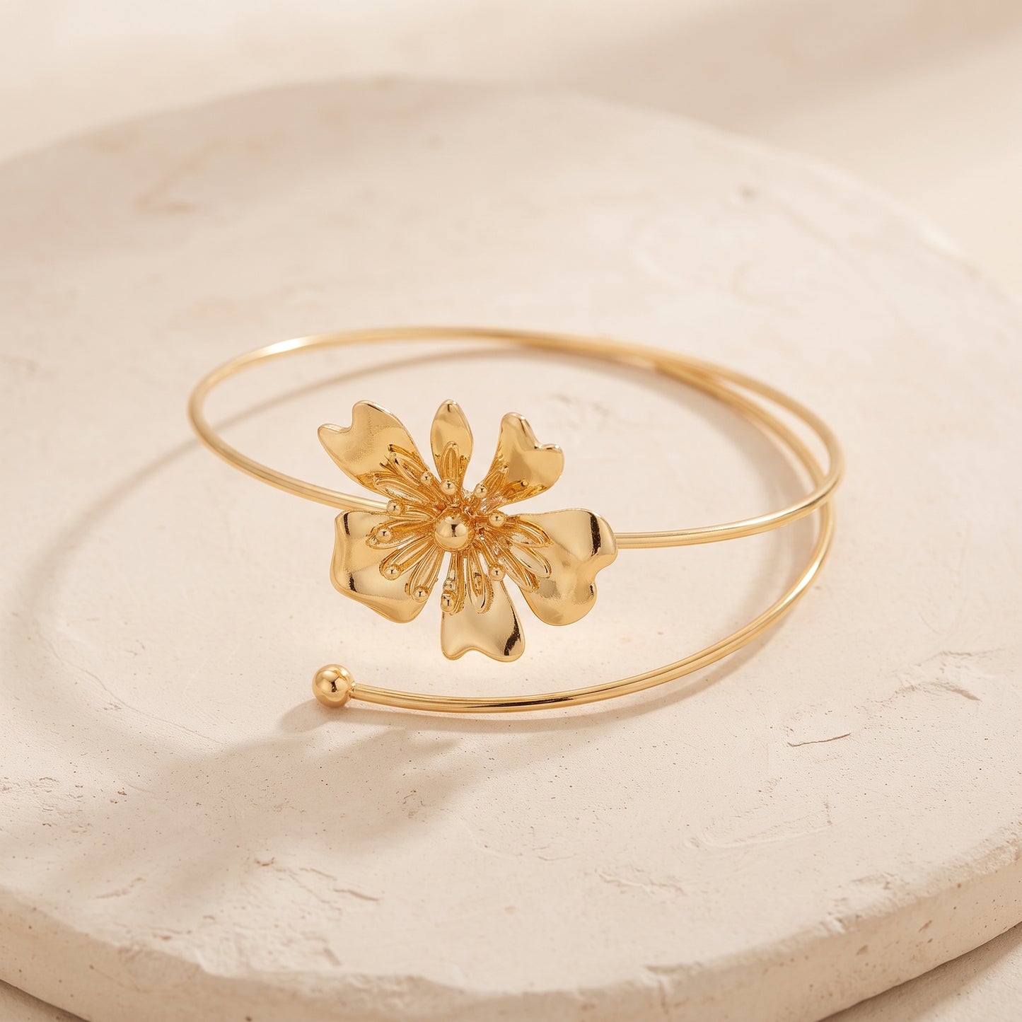 Golden Premium Arm Cuff For Women