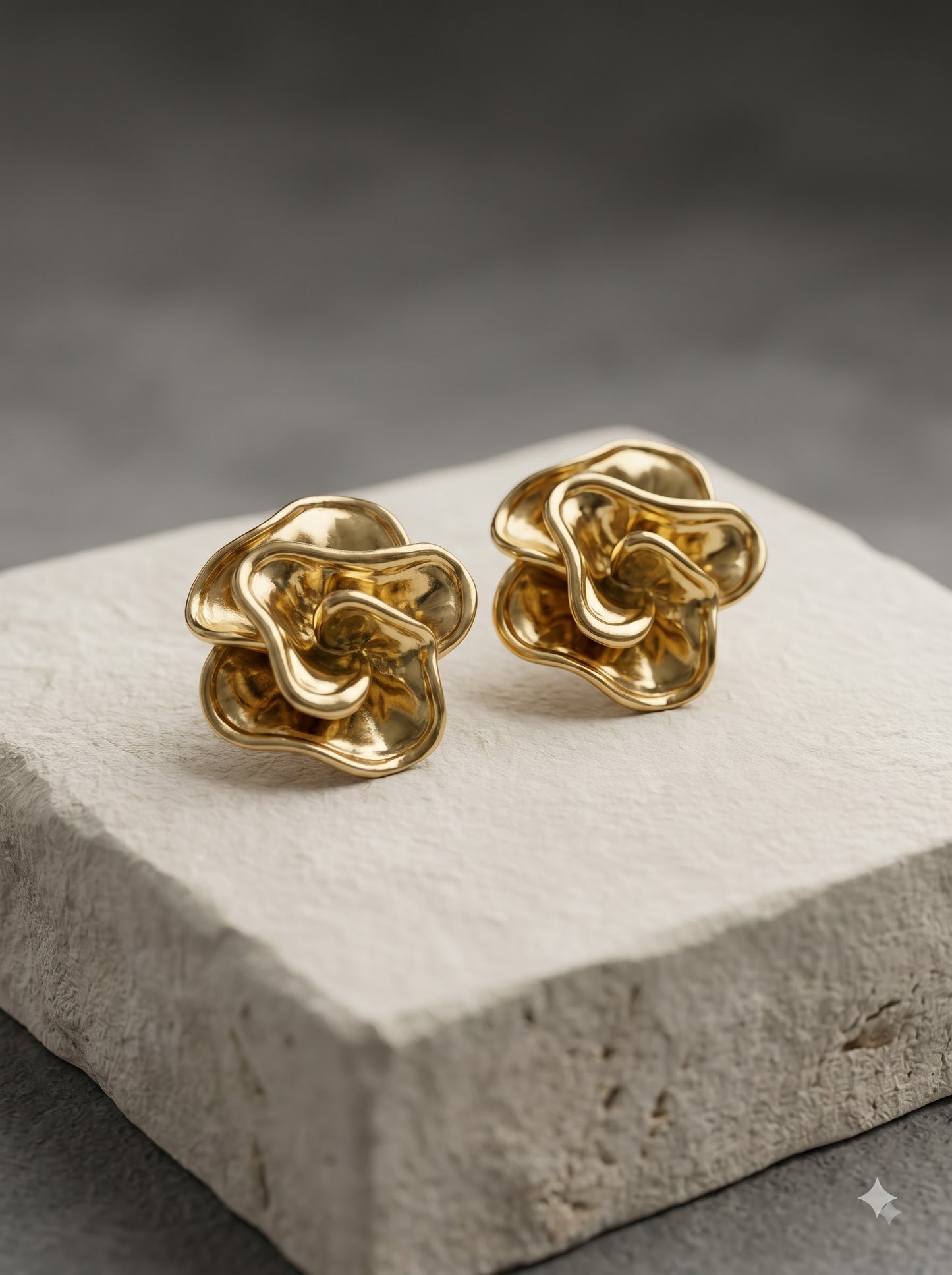 Golden Premium Anti Tarnish Earrings For Women