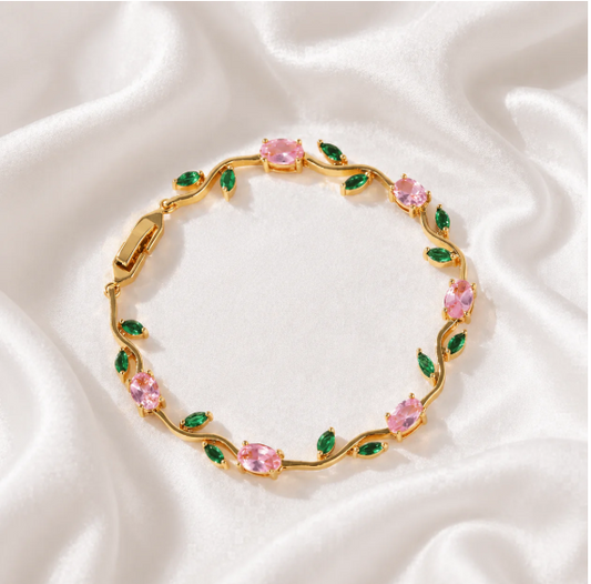 Premium Anti Tarnish Tulip Bracelet