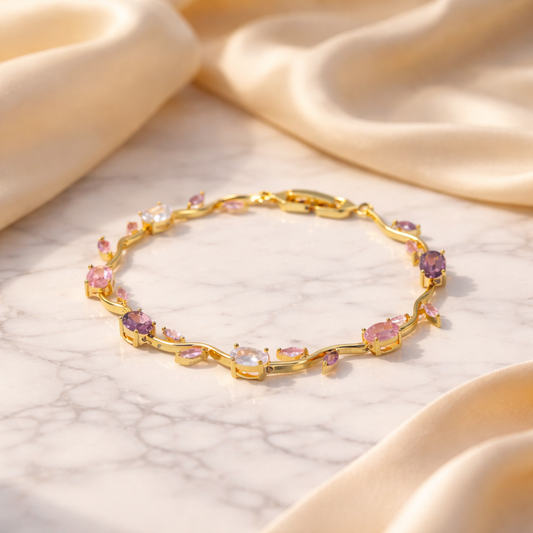 Premium Anti Tarnish Tulip Bracelet
