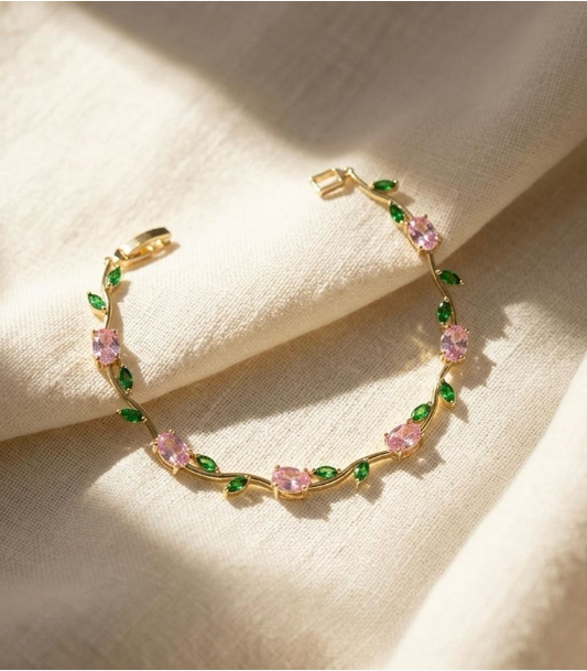 Premium Anti Tarnish Tulip Bracelet