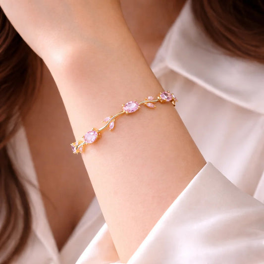 Premium Anti Tarnish Tulip Bracelet