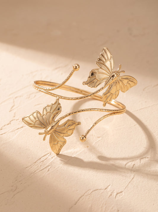 Golden Premium Arm Cuff For Women