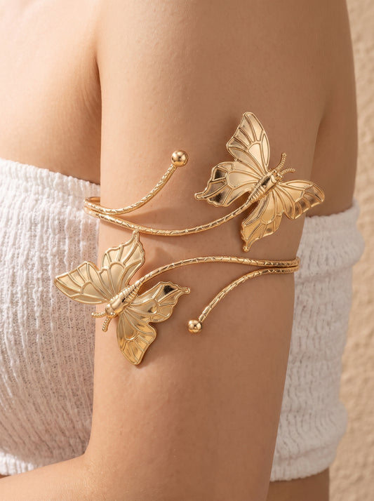Golden Premium Arm Cuff For Women