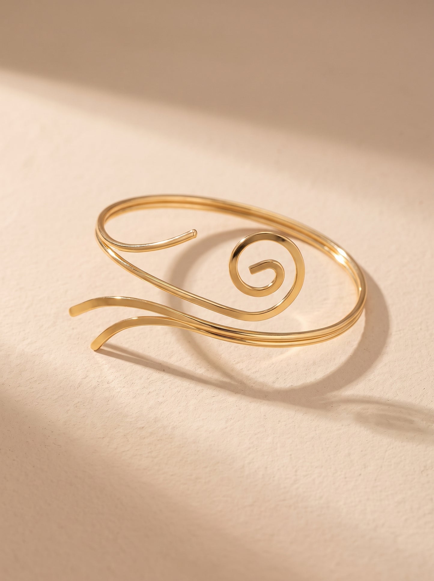 Golden Premium Arm Cuff For Women