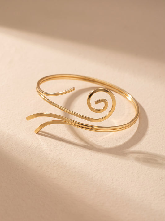 Golden Premium Arm Cuff For Women