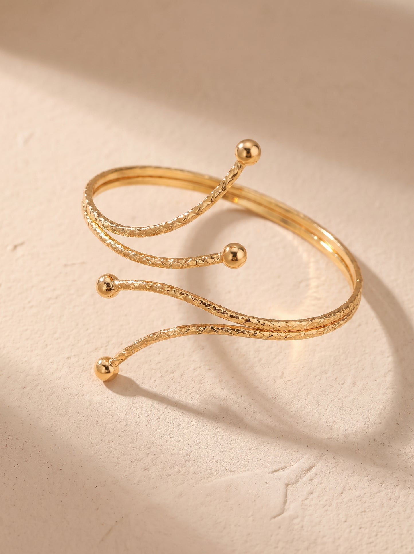 Golden Premium Arm Cuff For Women