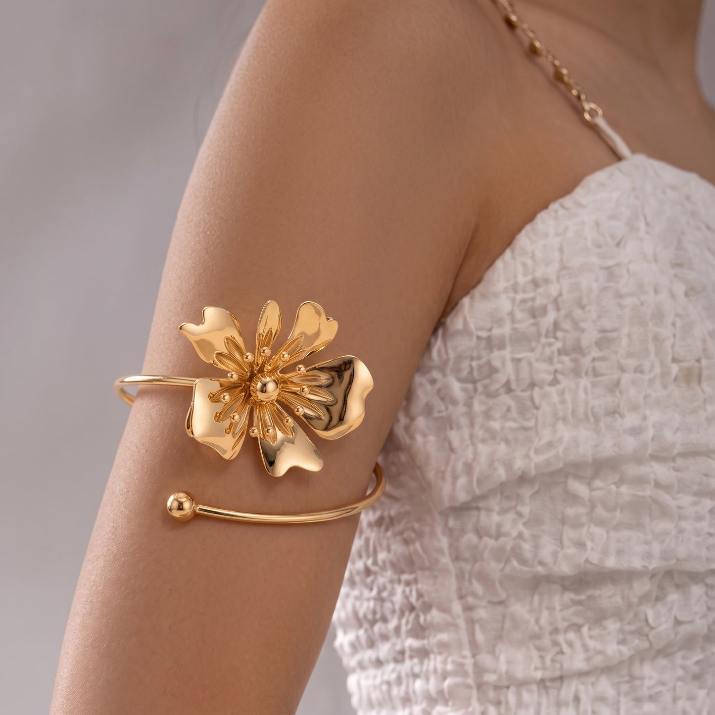 Golden Premium Arm Cuff For Women